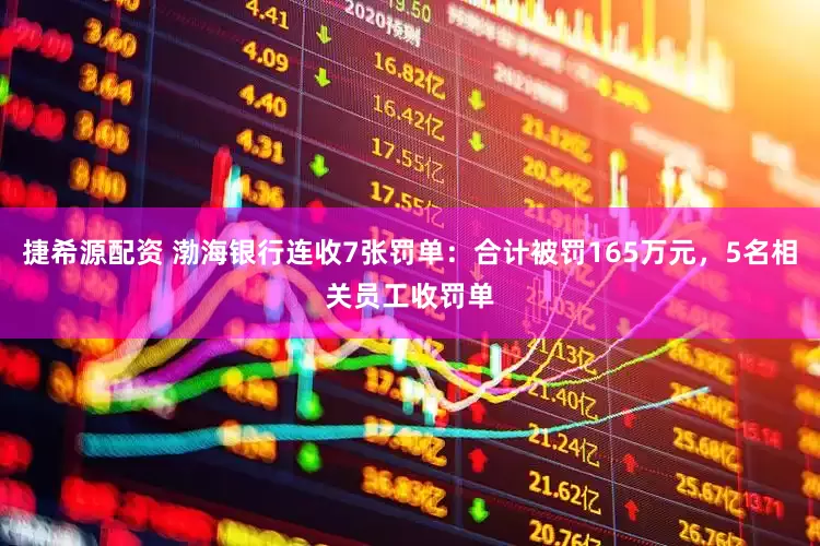 捷希源配资 渤海银行连收7张罚单：合计被罚165万元，5名相关员工收罚单